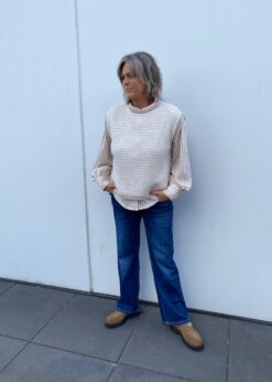 Marta Aluna Jeans Og Marta Strik Vest