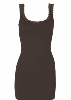 Plus Size Coffee Blondetop Fra Tim & Simonsen