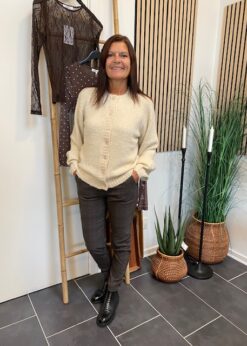 Rex Buks I Tern Fra Freequent Og Offwhite Louisa Cardigan