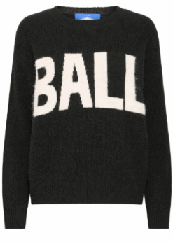 Sort Ball Strik Med Logo