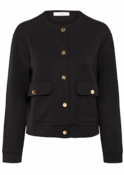 Sort Inwear Jakke Med Guld Knapper