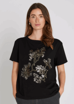 Sort Japa T Shirt Fra PBO
