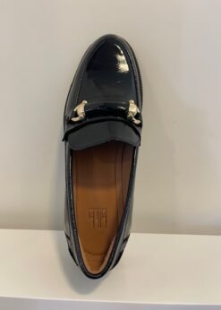 Sort Lak Loafer Fra Billi bi