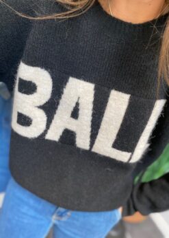 Sort Strik fra Ball