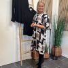 Vanting Kjole Style 9697 Blå Beige Nougat