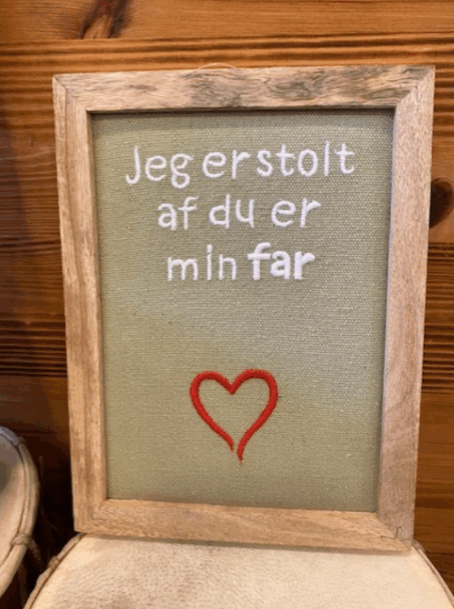 Billede Til Far 15X20 Cm