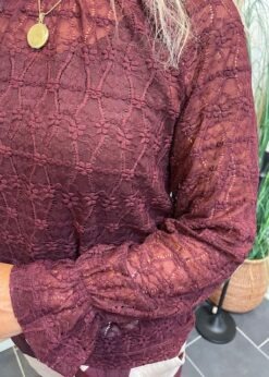 Bordeaux Ibena Bluse Fra Freequent