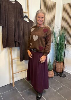 Brun Amarante Marta Strik Og Co Couture Nederdel
