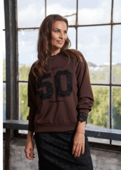 Brun Liora Sweat Fra Marta