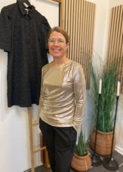 Co Couture Guld Bluse Style Margot
