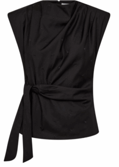 Co Couture Nolan Pleat Top Sort