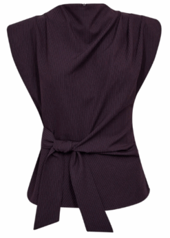 Co Couture Nolan Top Plum