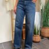 Co Couture Rumi Belt Jeans Dark Denim