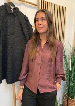 Co Couture Tassy Bluse Farve Plum