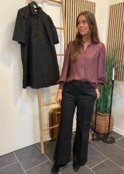 Co Couture Tassy Bluse Og Almira Wide Pant I Sort