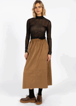 Eva Mesh Turtleneck Black Glitter Fra CC Heart