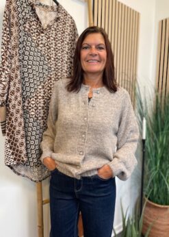 Freequent Louisa Cardigan Dessert Taupe