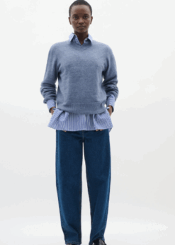 Grå Strik Style Guni V Neck Fra Inwear