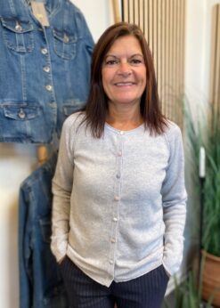 Lyseblå BTF Cardigan Cashmere
