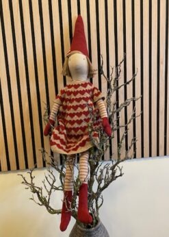 Maileg Girl Size 5 Med Strik Kjole