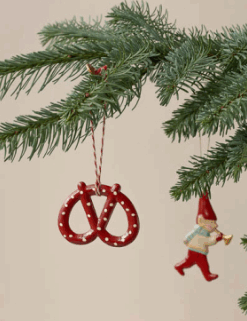 Maileg Metal Nisse Med Trompet Og Metal Kringle