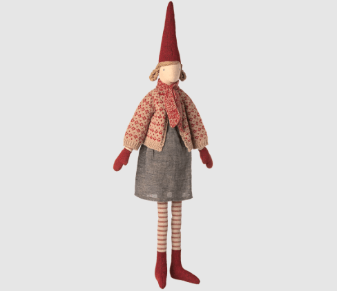 Maileg Pige Size 4 Med Strik cardigan