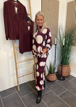 Marta Aspen Bluse Og Amalie Buks I Bordeaux