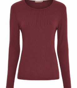 Marta Aster Bluse Bordeaux