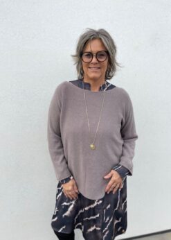 Marta Dagmar Strik I Nougat Og Prepair Kjole