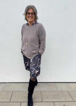 Marta Dagmar Strik Nougat Og Prepair Kjole