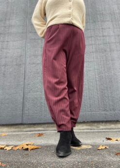 Marta Kenzie Buks Bordeaux Stribet