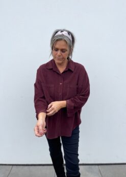 Marta Maelys Skjorte Bordeaux