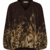 Marta Una Bluse Brun Print