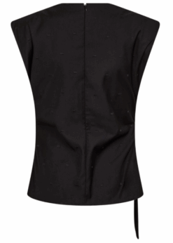 Nolan Pleat Top Sort Fra Co Couture