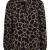 Numph Hana Bluse Brun Print