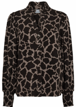 Numph Hana Bluse Brun Print