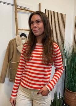 Numph Stribet Stripy Bluse