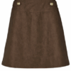 Prepair Olivia Nederdel Coated I Brun
