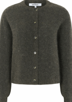 Soft Rebels Allison O Neck Cardigan Chimera Melange