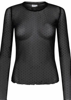 Sort Numph Meshbluse Style Jinnie