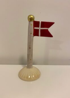 Speedtsberg Lille Flag Beige Stang Med Prikker Lysegul Fod