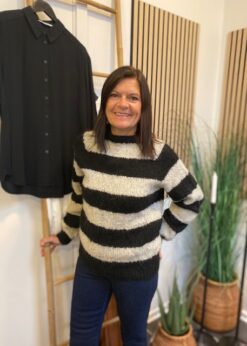 Stribet Ida Strik Fra Coffee Beanies