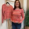 Stribet Stripy Numph Bluse