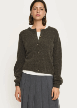 Strik Cardigan Allison O Neck Fra Soft Rebels