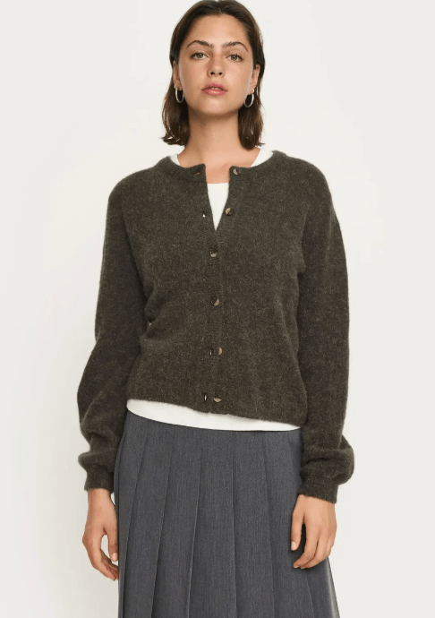 Strik Cardigan Allison O Neck Fra Soft Rebels