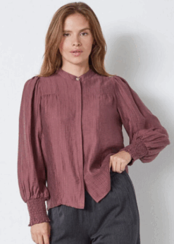 Tassy Bluse Fra Co Couture Farve Plum