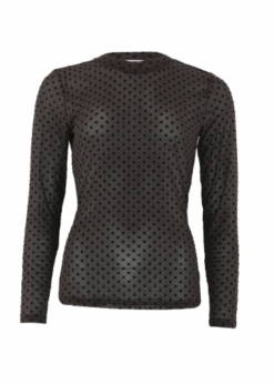 Brun Annie Dot Mesh Fra Continue