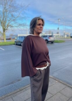 Brun Lauren Bluse Fra Continue