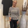 Brun Stribet Aura Bluse Fra Three M