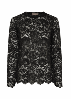 Marta Milley Sort Blondebluse